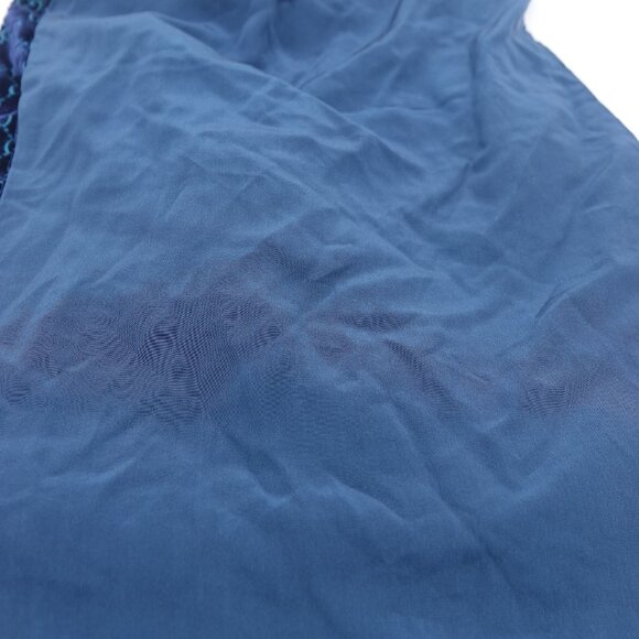 Gucci Tom Ford GG Monogram Velvet Scarf Blue and Turquoise - Picture 8 of 9